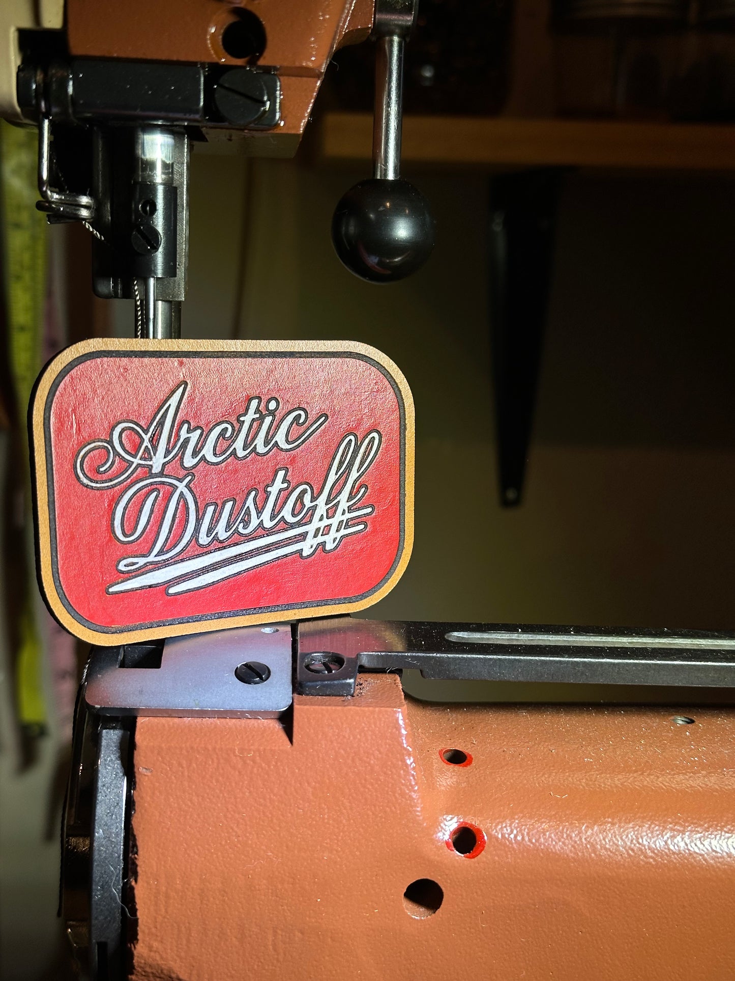 1-52 Arctic Dustoff leather Hat Patch