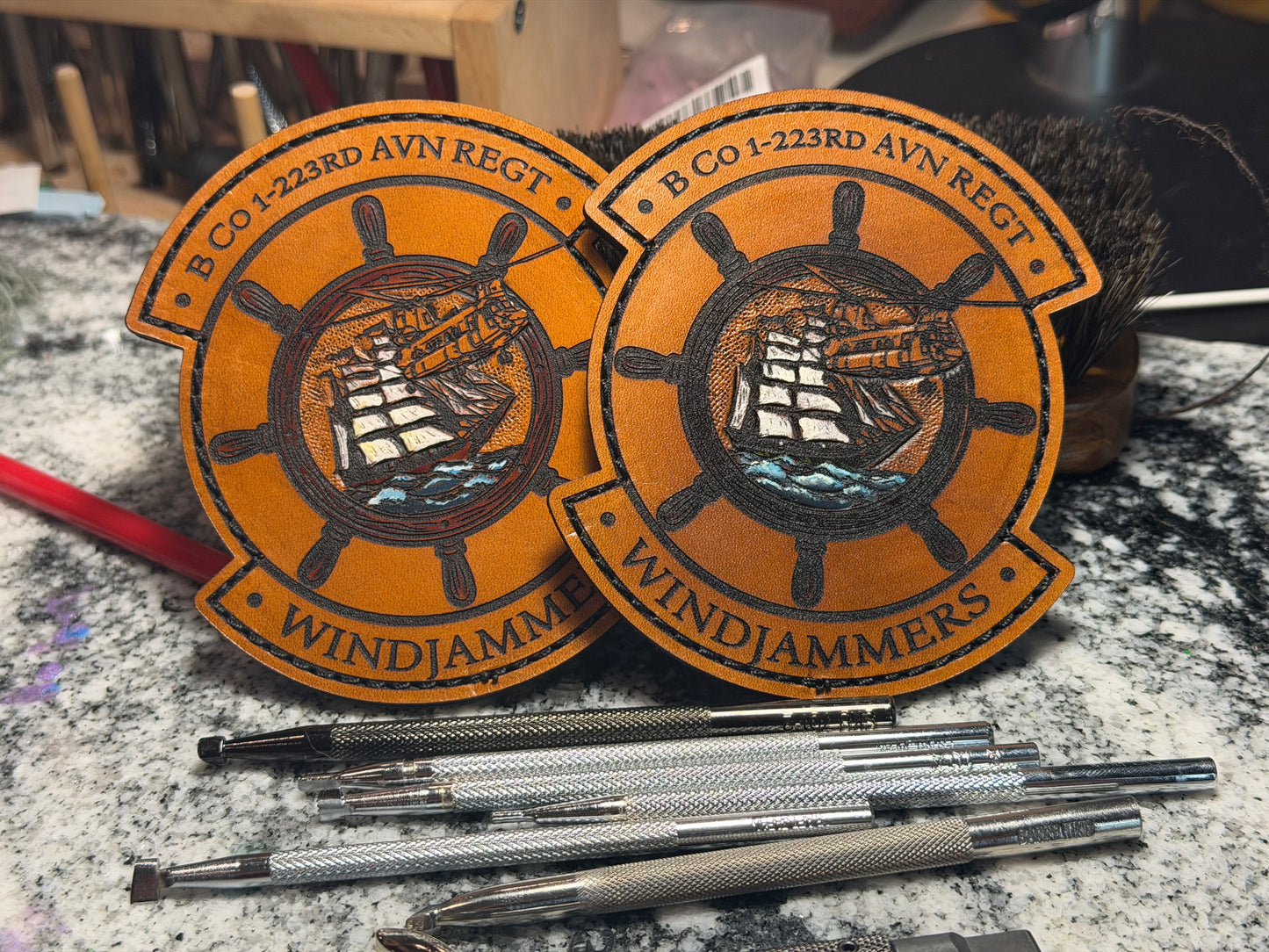 B Co 1-223rd "Windjammers" Uniform Patch