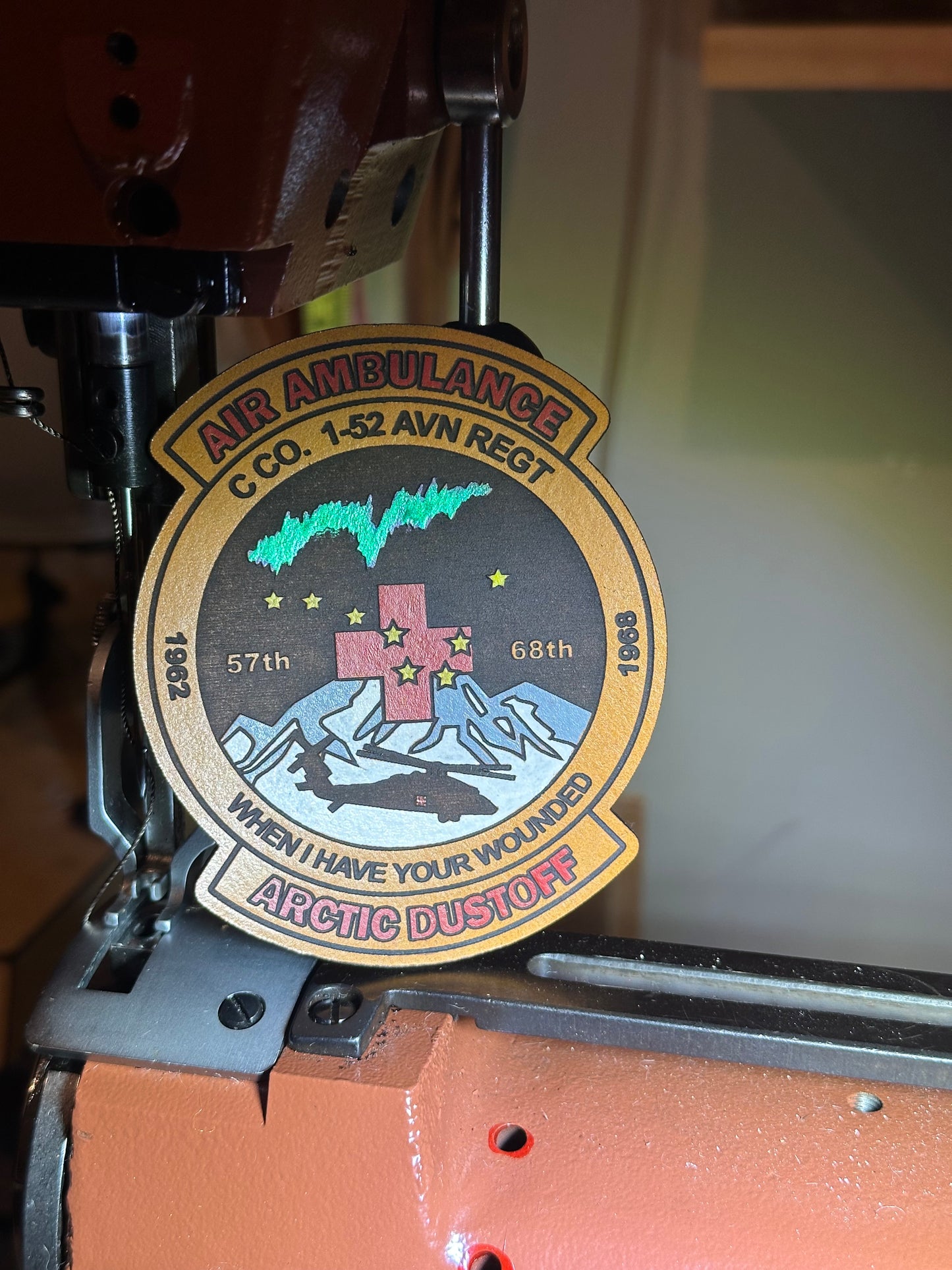 C Co 1-52 Arctic dustoff uniform patch