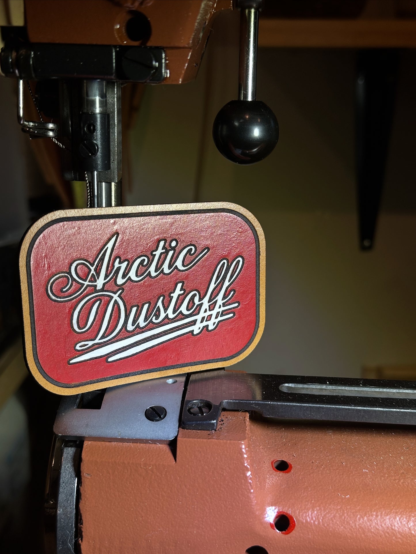 1-52 Arctic Dustoff leather Hat Patch