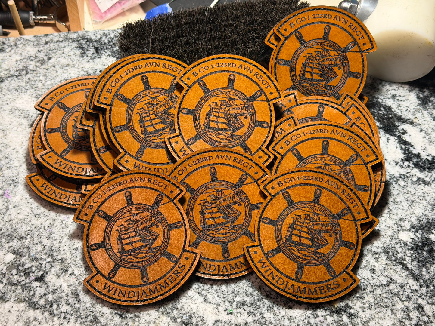 B Co 1-223rd "Windjammers" Uniform Patch
