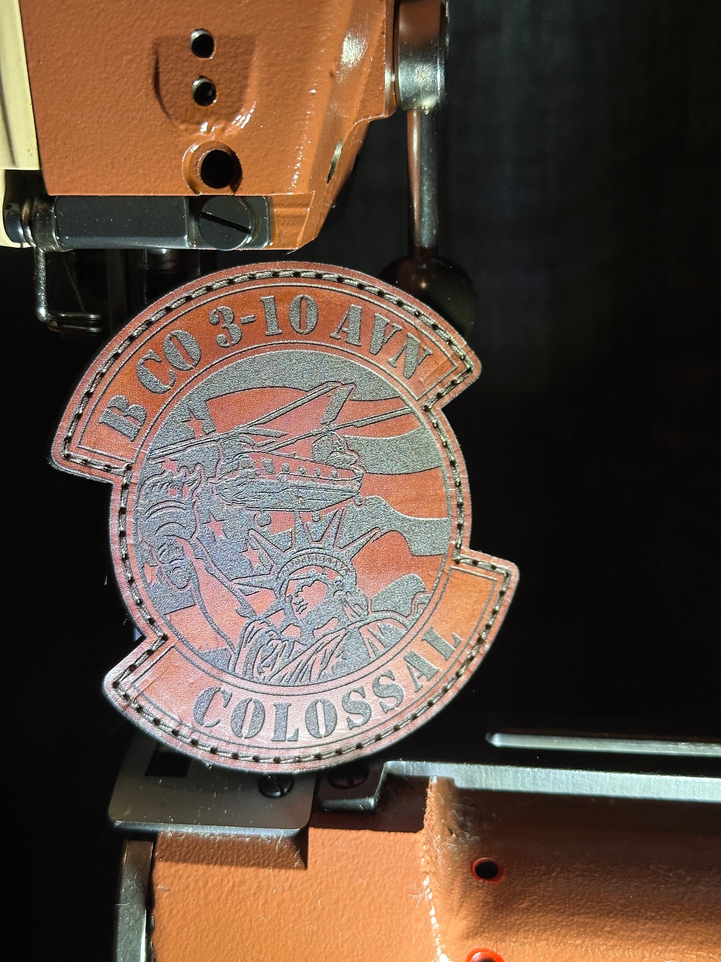 B Co 3-10 “Colossal” leather patch