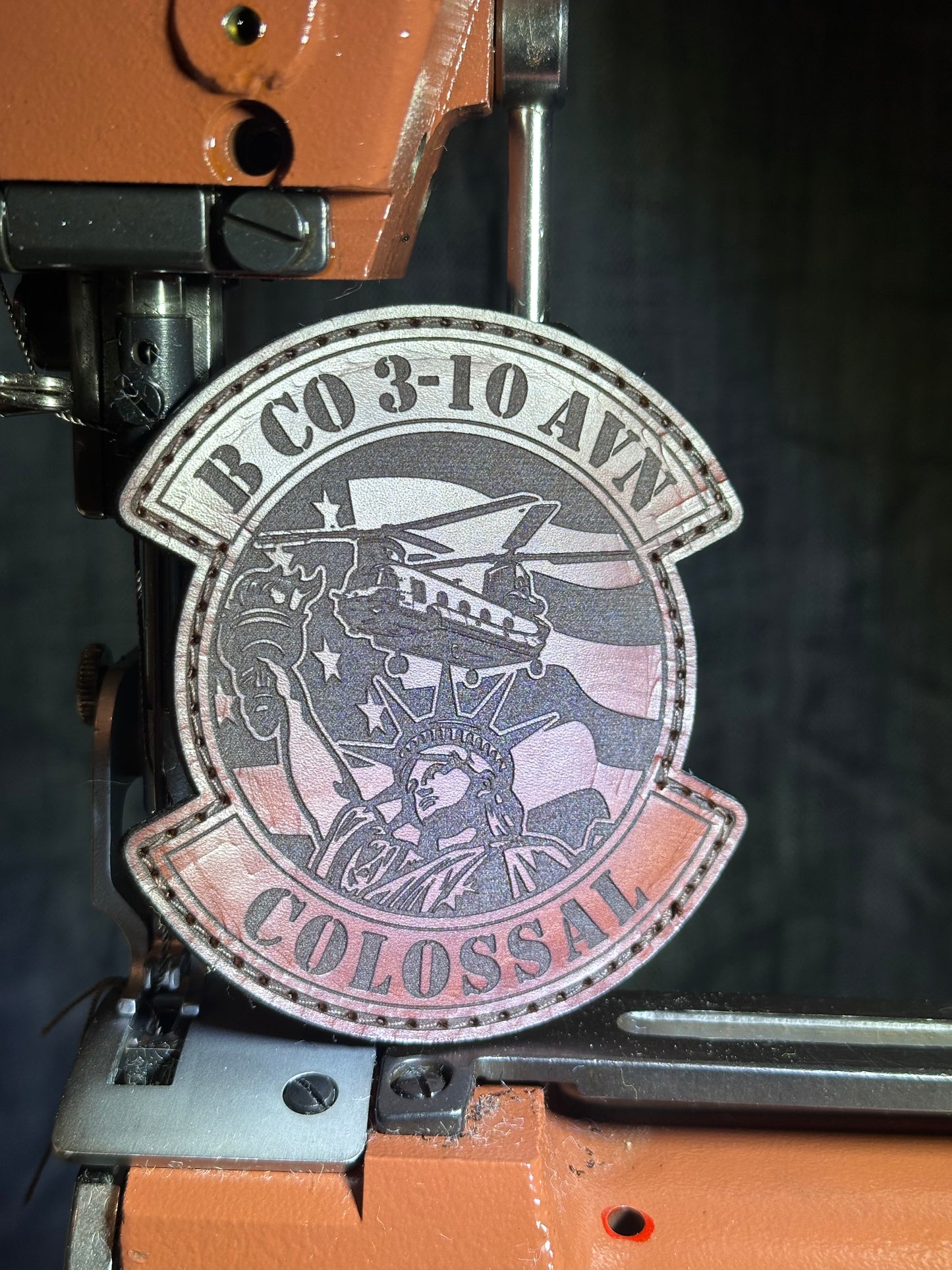 B Co 3-10 “Colossal” leather patch