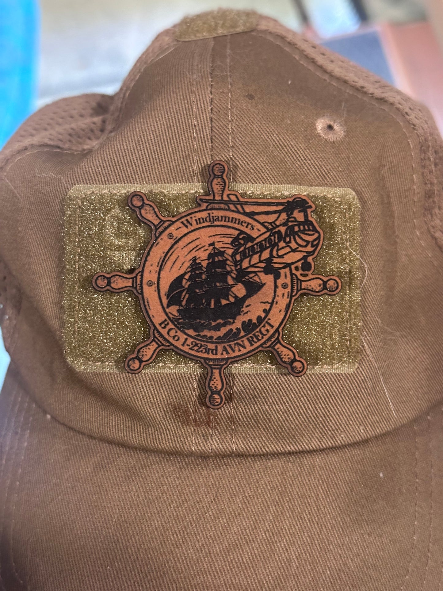 B Co 1-223rd "Windjammers" hat patches