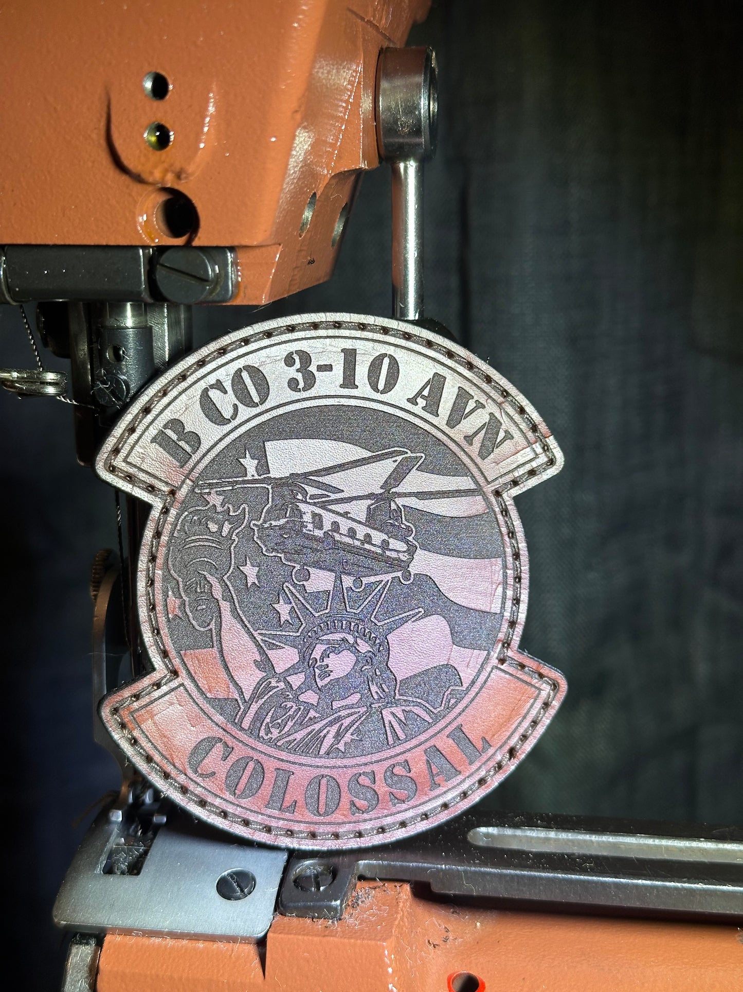 B Co 3-10 “Colossal” leather patch