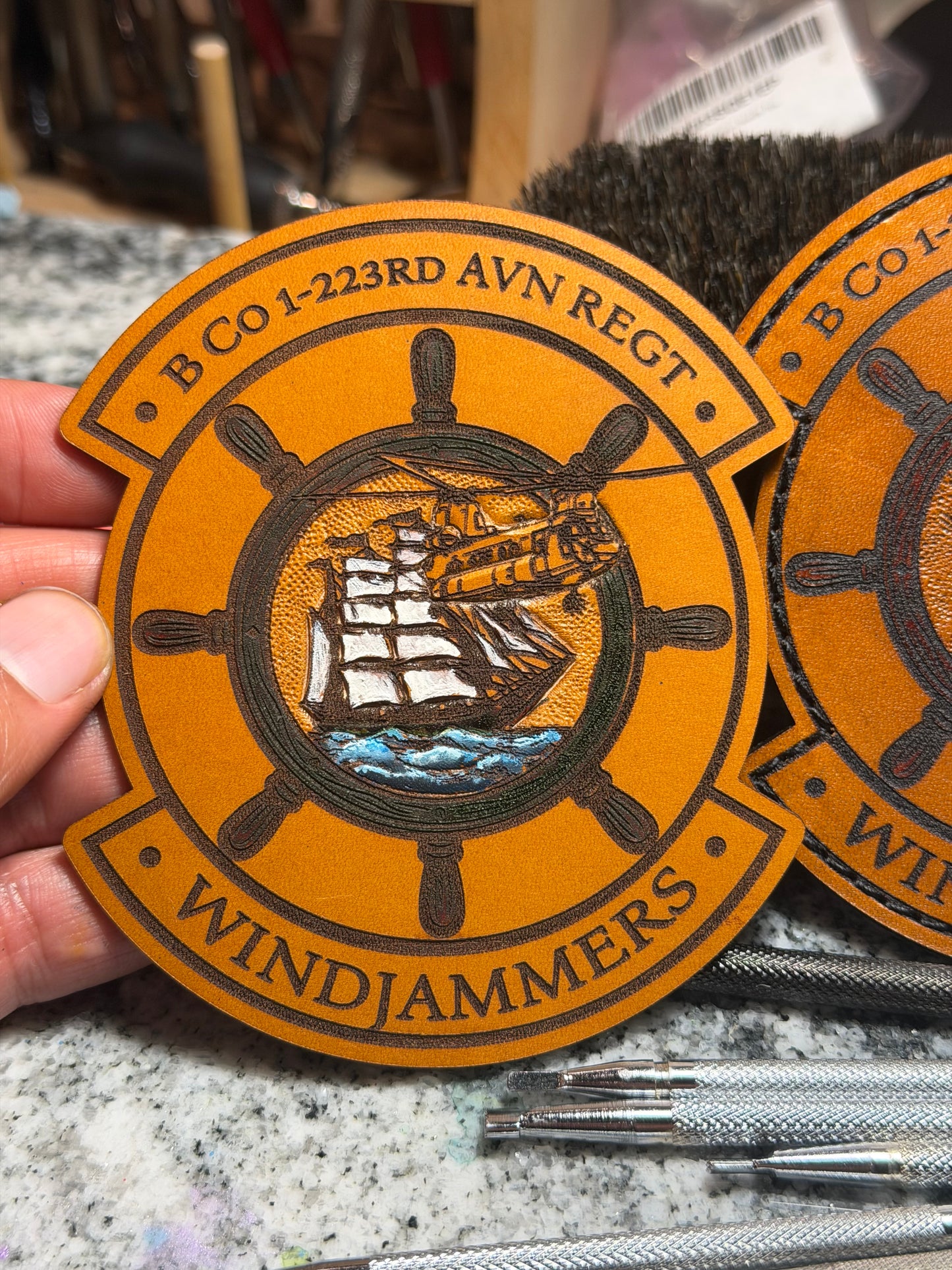 B Co 1-223rd "Windjammers" Uniform Patch