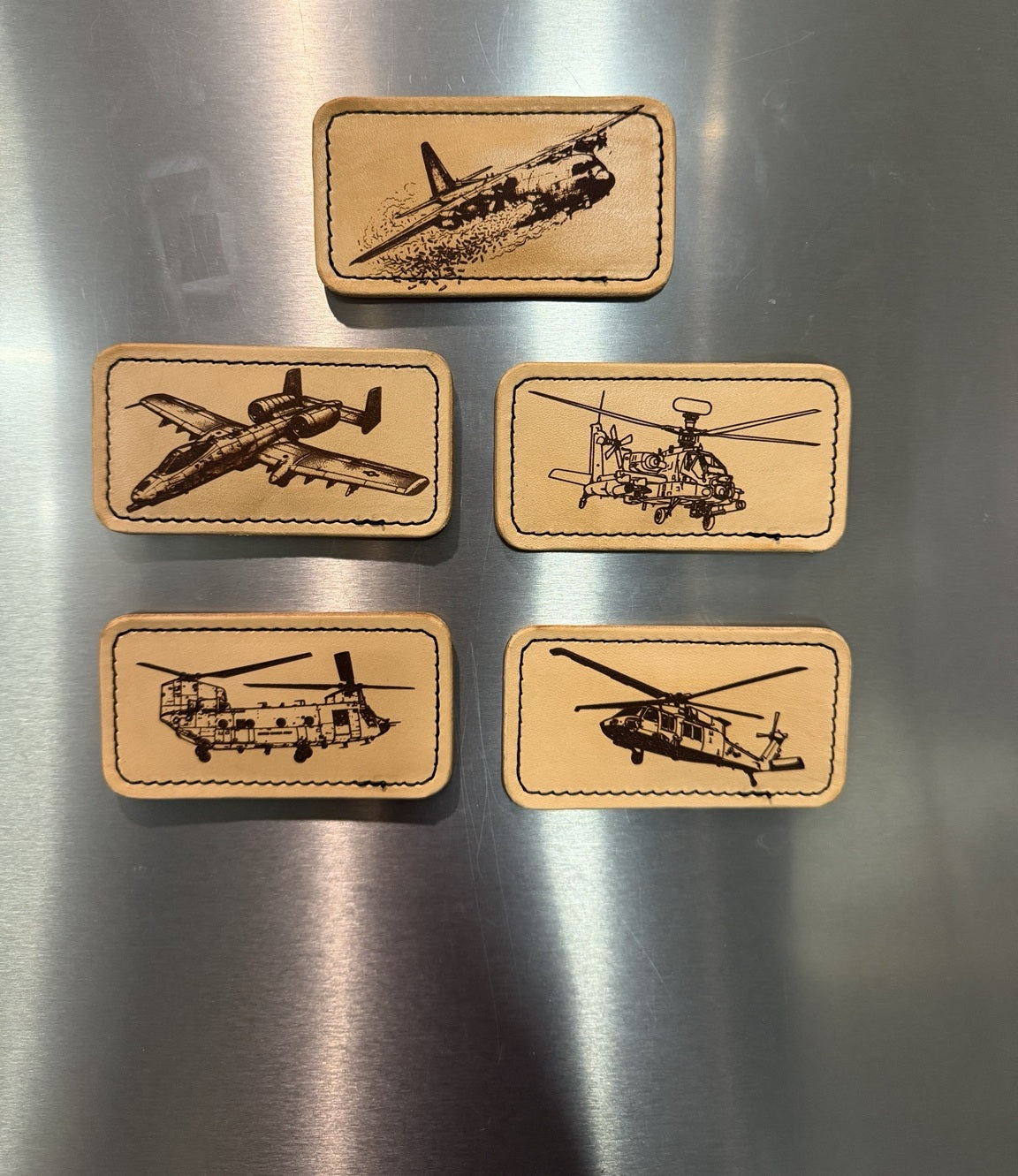 Robin Rivers Leather aircraft fridge magnet collection